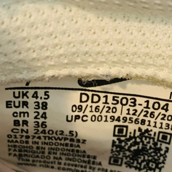 Women's Nike Dunk Low 'Crimson Tint' Barely Green Sneaker, Size 7 DD1503-104 - Picture 13 of 15